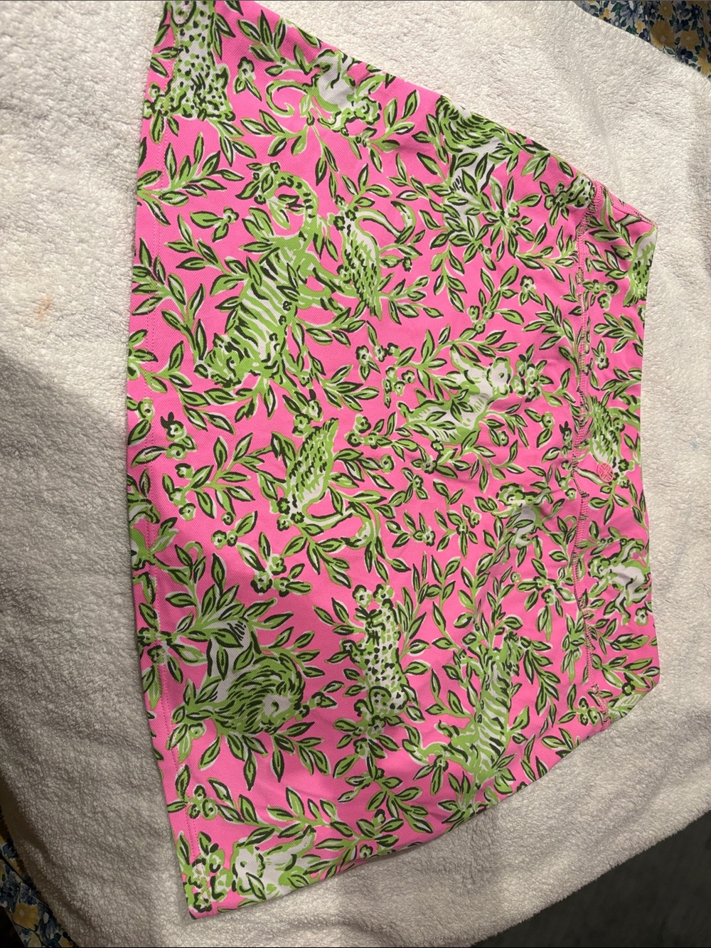 Lilly Pulitzer Pink Tropical Print Skort. Size M only worn once. - Picture 3 of 5